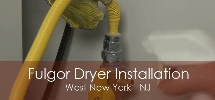 Fulgor Dryer Installation West New York - NJ