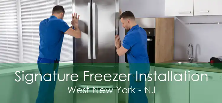 Signature Freezer Installation West New York - NJ